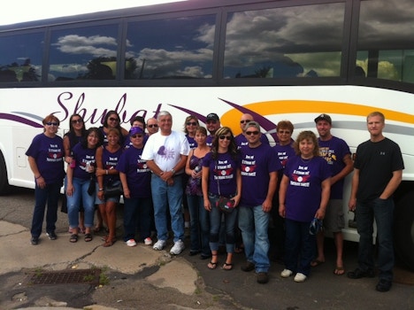 Buhl Mn Is Striking Out Pancreatic Cancer!!  T-Shirt Photo