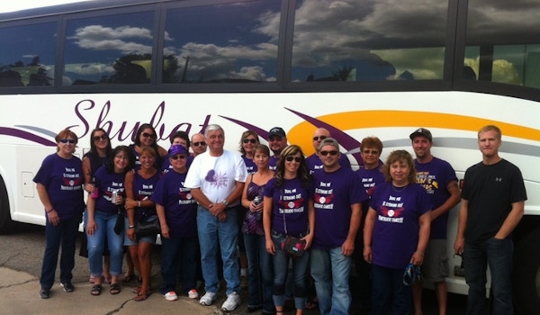 Buhl Mn Is Striking Out Pancreatic Cancer!!  T-Shirt Photo