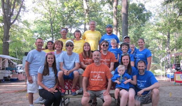 10th Annual Camping Trip @ Silver Lake State Park T-Shirt Photo