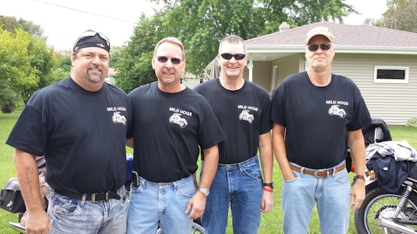 4 Of The 7 Mild Hogs. T-Shirt Photo
