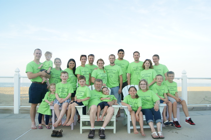 Family Vacation At Sandbridge Beach T-Shirt Photo