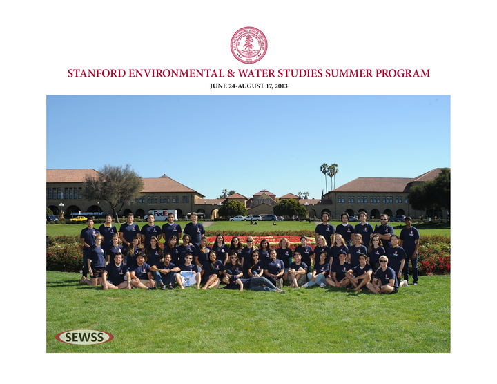 2013 Stanford Sewss Program! T-Shirt Photo
