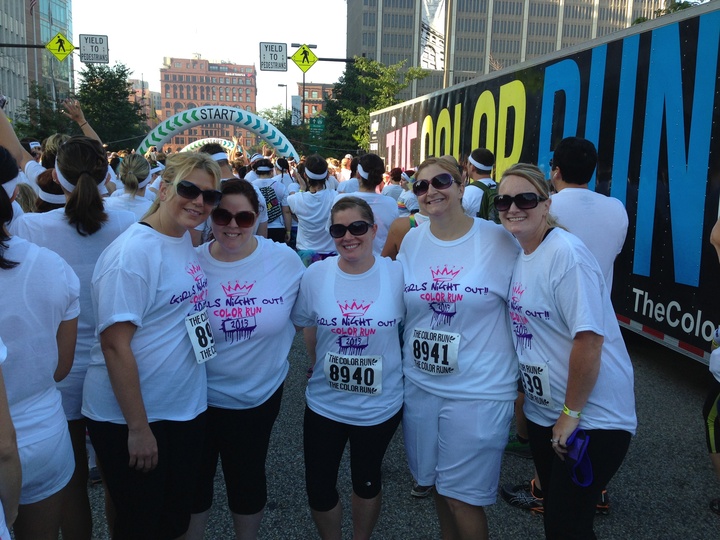 Color Run  T-Shirt Photo