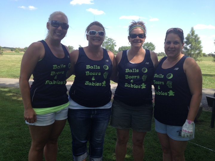 Balls Beers & Babies! T-Shirt Photo