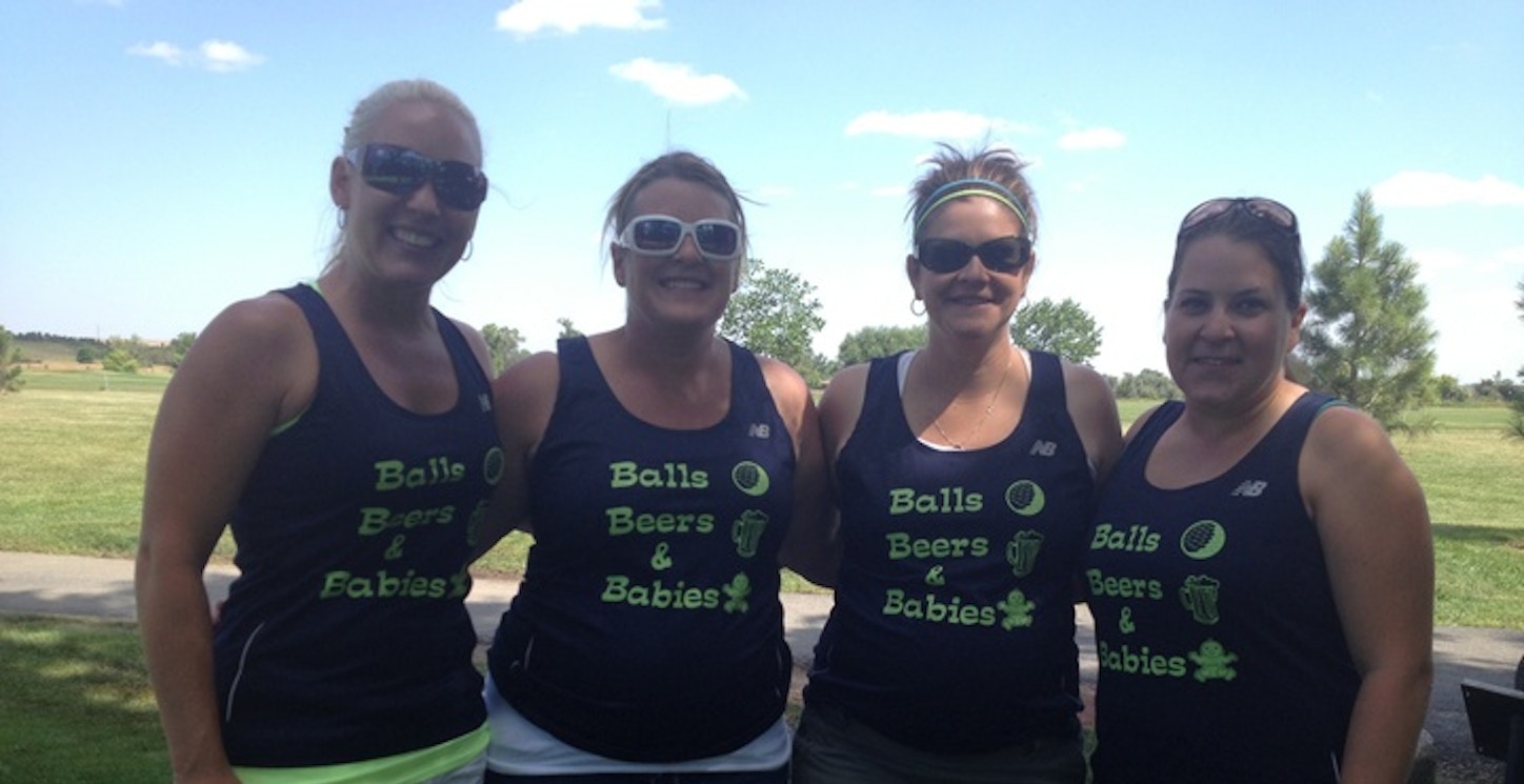 Balls Beers & Babies! T-Shirt Photo