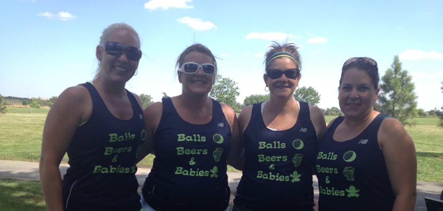 Balls Beers & Babies! T-Shirt Photo