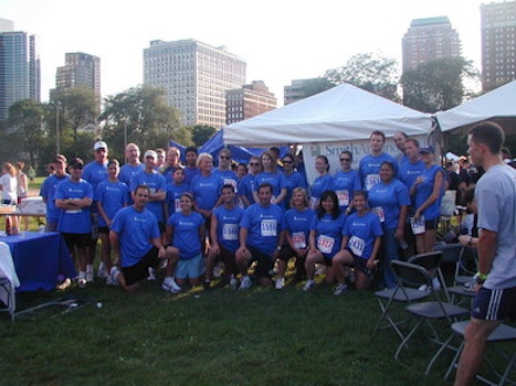 Smith Amundsen Team At The Front Of Chicago's Race Judicata T-Shirt Photo