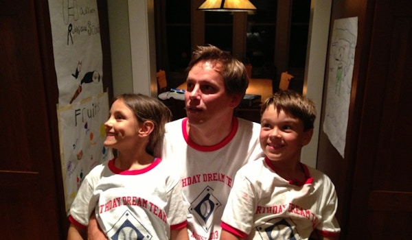 Baseball Birthday Dream Team T-Shirt Photo