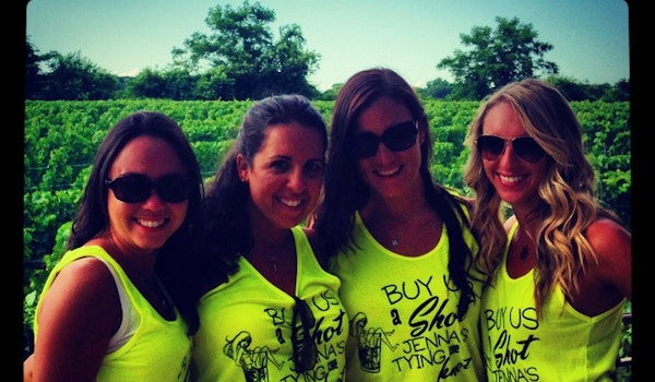 Bachelorette Party Goes To A Winery T-Shirt Photo