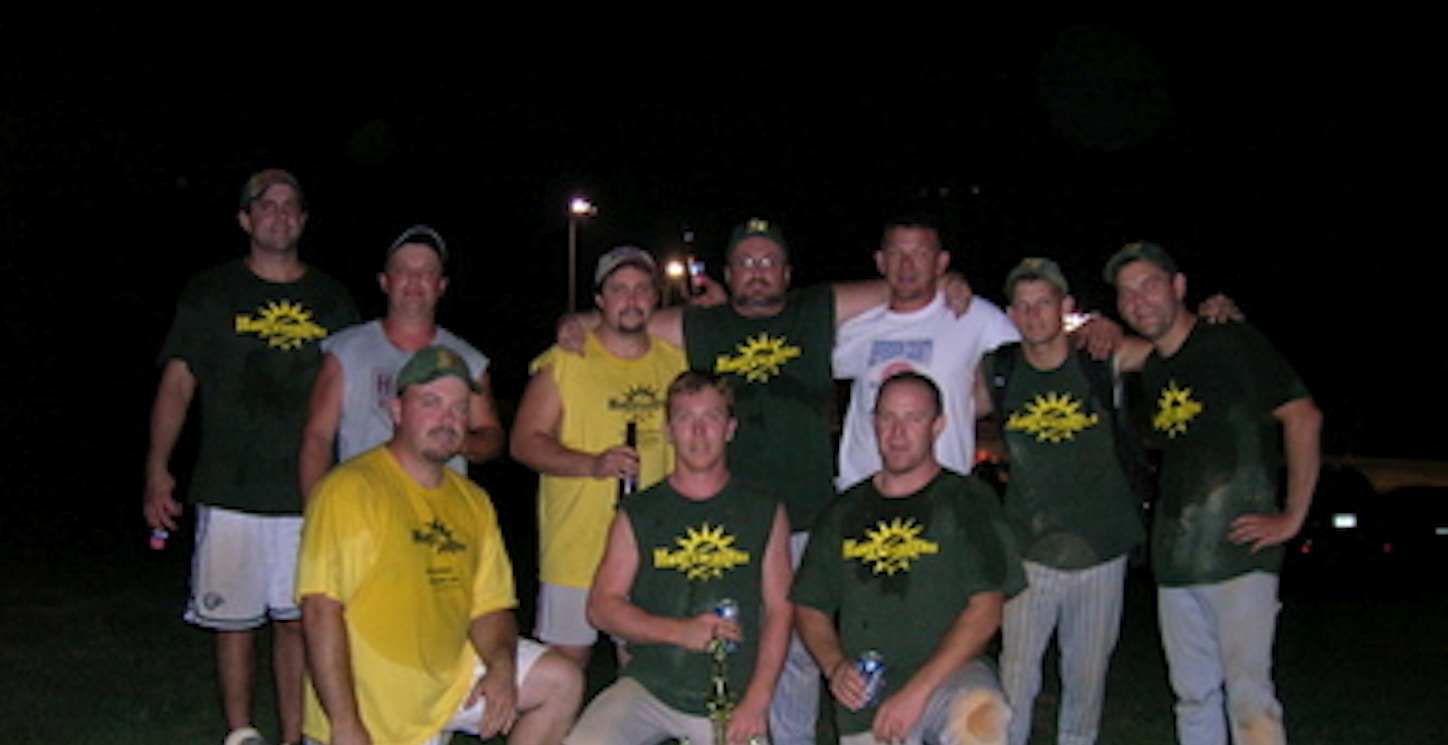 The Home Wreckers Softball Team T-Shirt Photo