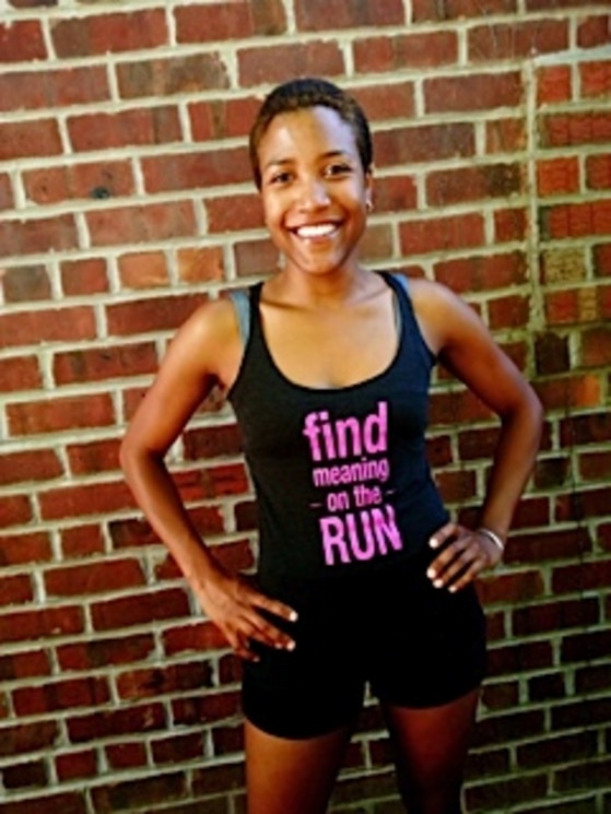 Find Meaning On The Run!  T-Shirt Photo