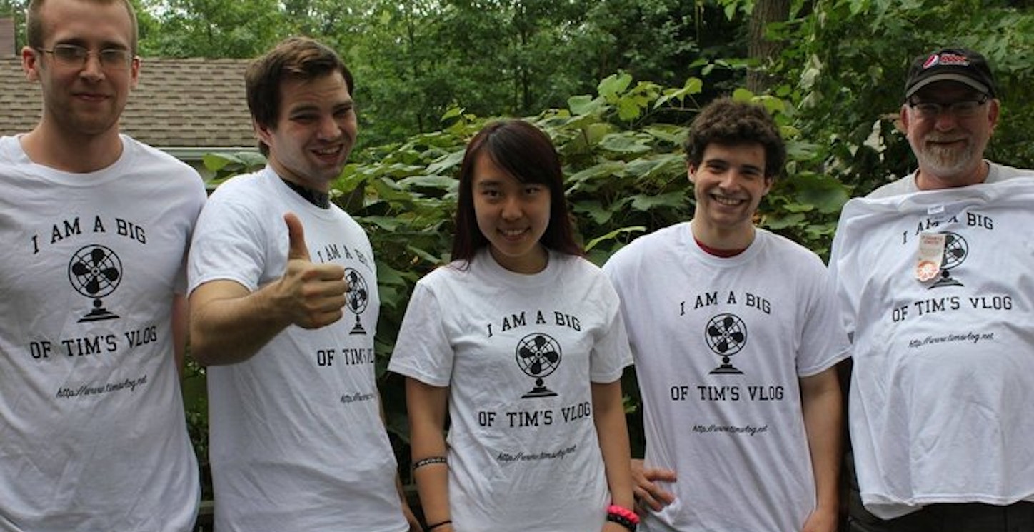 Big Happy Tim's Vlog Fans! T-Shirt Photo