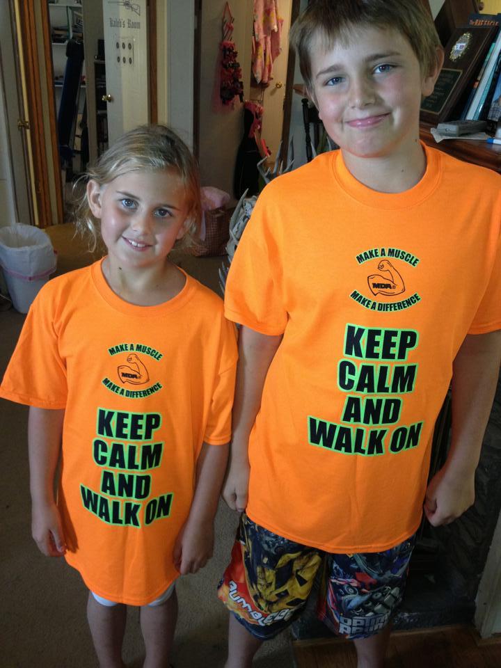 "Make A Muscle Make A Difference"  T-Shirt Photo