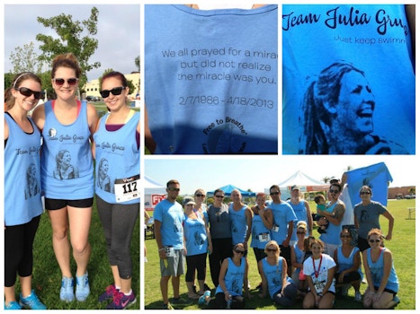 Team Julia Fighting Against Lung Cancer T-Shirt Photo