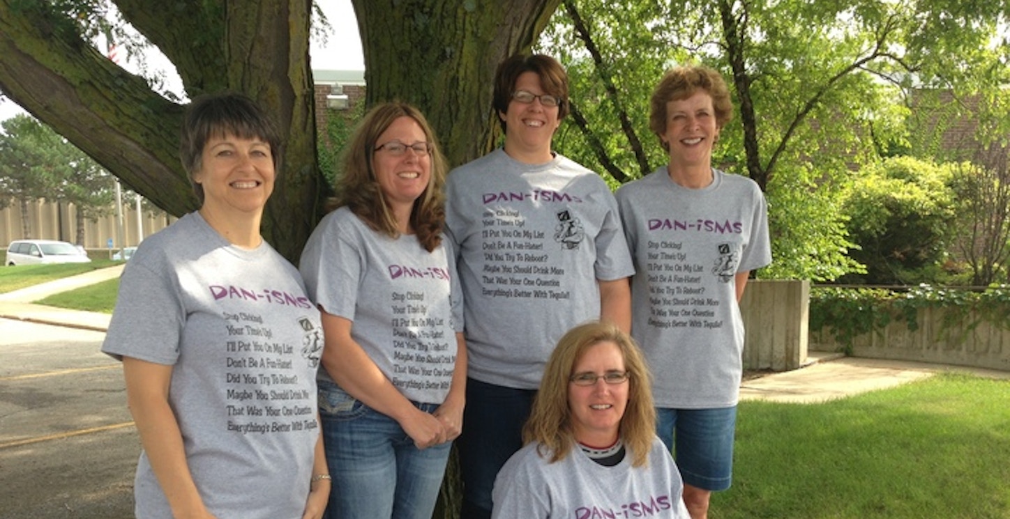 Picture of Dan Will Be Missed Custom T-Shirt Design Dan Will Be Missed T-Shirt Photo