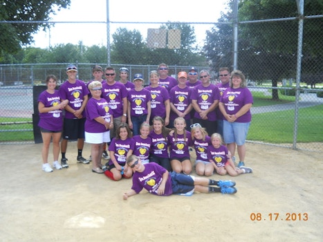 Family Softball Game In Memory Of Pop Pop T-Shirt Photo