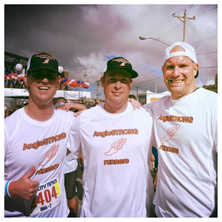 Bix 7 Race Angie Strong Runners T-Shirt Photo