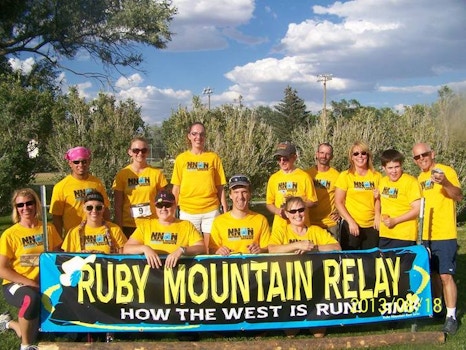 2013 Ruby Mountain Relay Finish Line T-Shirt Photo