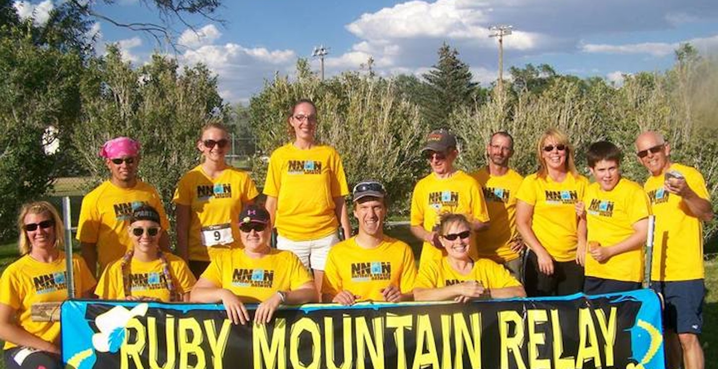 2013 Ruby Mountain Relay Finish Line T-Shirt Photo