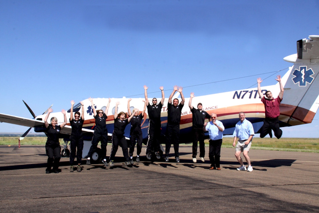 Flight Team From Northeast Montana Stat Air T-Shirt Photo