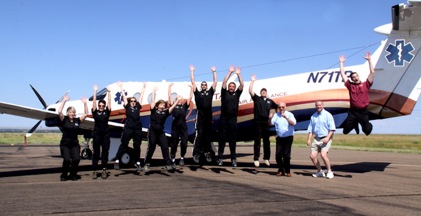 Flight Team From Northeast Montana Stat Air T-Shirt Photo