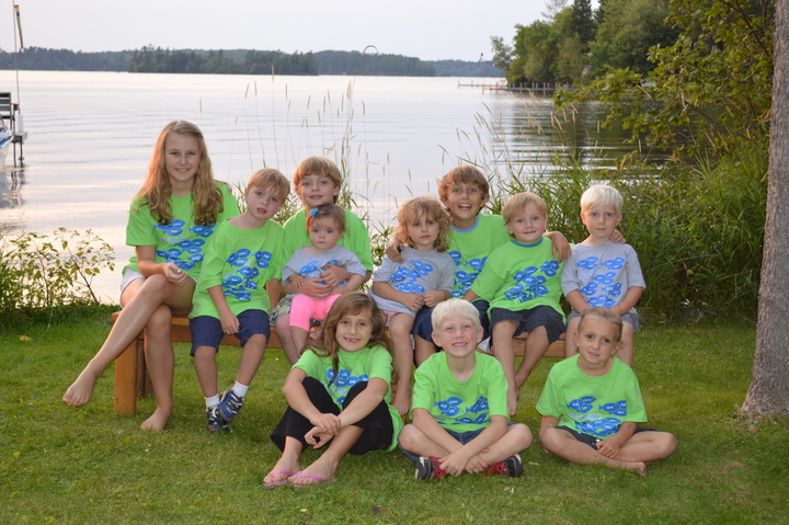 Our 11 Munchkins At Dock O' The Bay T-Shirt Photo