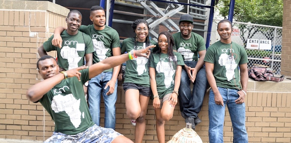 Njit African Students Volunteering T-Shirt Photo