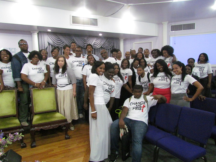 Change Me First Advocates Say Yes!  T-Shirt Photo