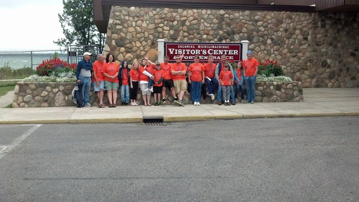 Annual Mackinac Bridge Walk T-Shirt Photo