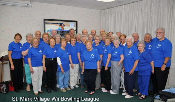 Picture of The Blue Wave Of St. Mark Village Custom T-Shirt Design The Blue Wave Of St. Mark Village T-Shirt Photo