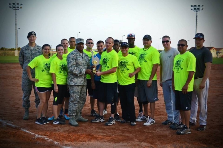 31st Sfs Softball Champs T-Shirt Photo