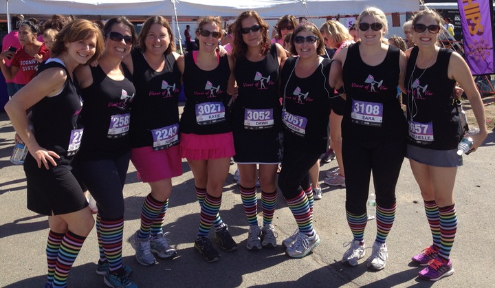 Vixens Of Vino At The Diva Dash T-Shirt Photo