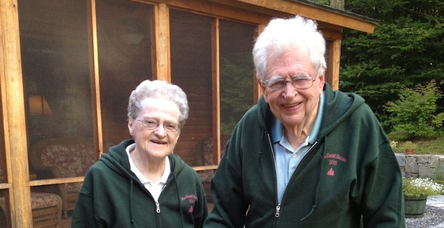 Grandma And Grandpa At First Annual Family Reunion T-Shirt Photo