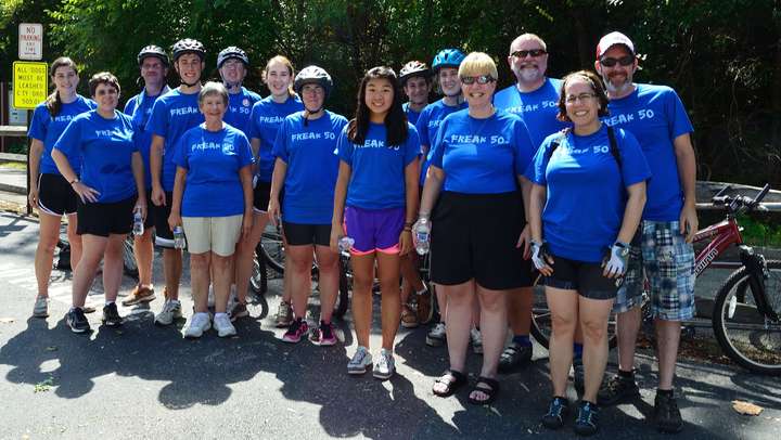 Freak 50 Bike Hike T-Shirt Photo