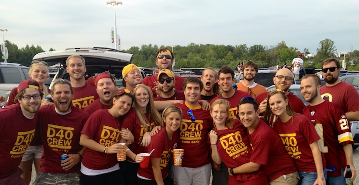 D40 Crew At Redskins Home Opener Tailgate! T-Shirt Photo