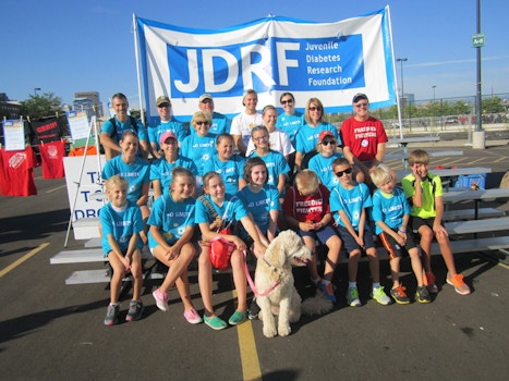 Avery's Jdrf Walk For Diabetes Team T-Shirt Photo