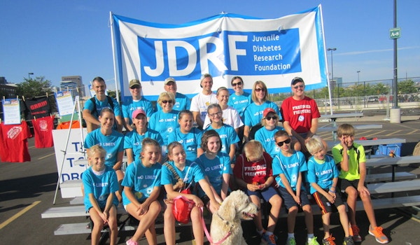 Avery's Jdrf Walk For Diabetes Team T-Shirt Photo
