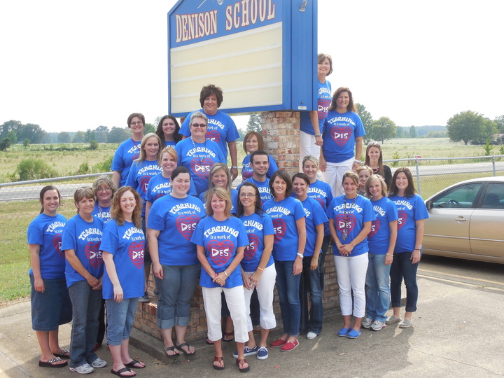 Sporting Our Shirts!  Love 'Em! T-Shirt Photo