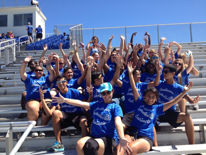 Clarihoots Living It Up At Band  T-Shirt Photo