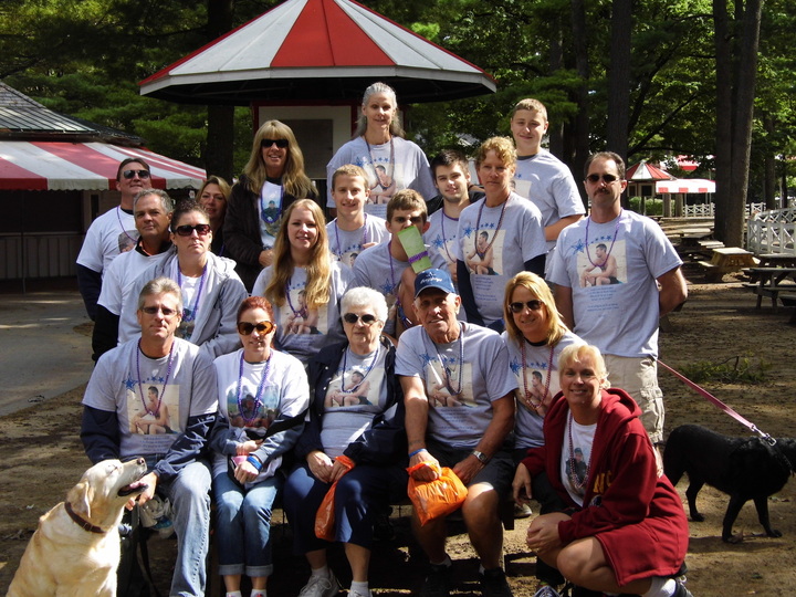 Team Peebs At The Out Of The Darkness Walk For Suicide Prevention T-Shirt Photo