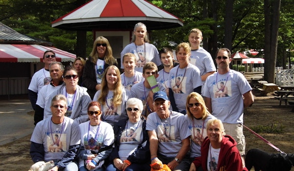 Team Peebs At The Out Of The Darkness Walk For Suicide Prevention T-Shirt Photo