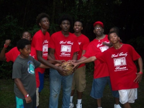Reed Family Youth In Unity Basketball T-Shirt Photo