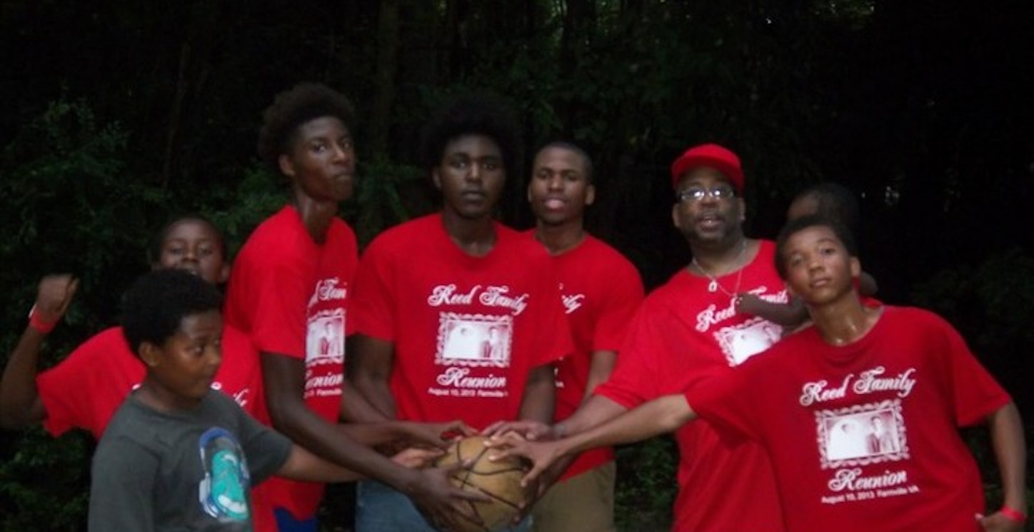 Picture of Reed Family Youth In Unity Basketball Custom T-Shirt Design Reed Family Youth In Unity Basketball T-Shirt Photo