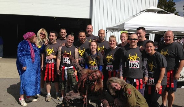 Buffalo Zombie Mud Run   Team 888 Vo Ip T-Shirt Photo