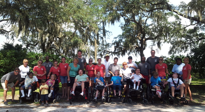 Group Shot: Lindsey's Place Camp Savannah, Ga T-Shirt Photo