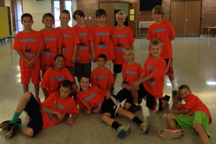Rainbow Birdies Floor Hockey Team T-Shirt Photo