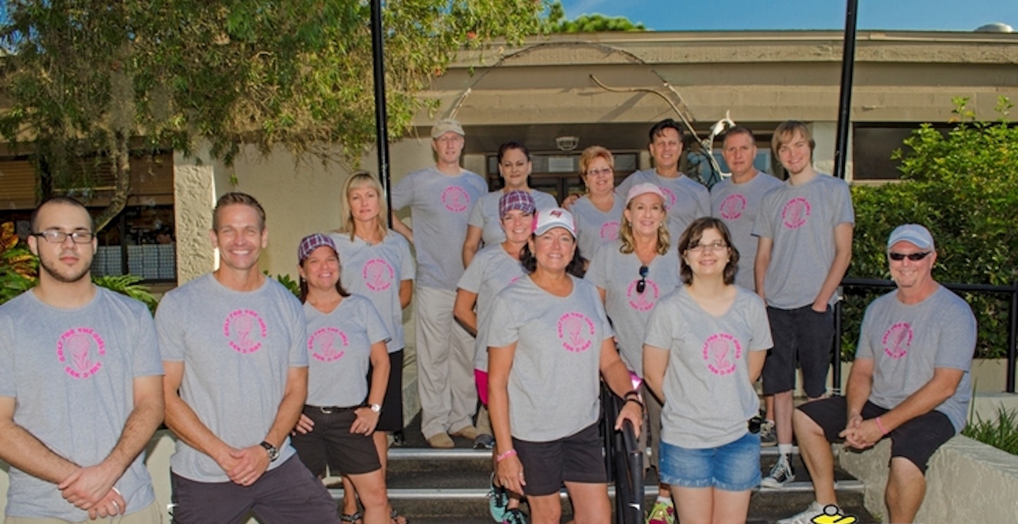 Golf For The Girls To Benefit The Tampa Bay 3 Day Walk T-Shirt Photo