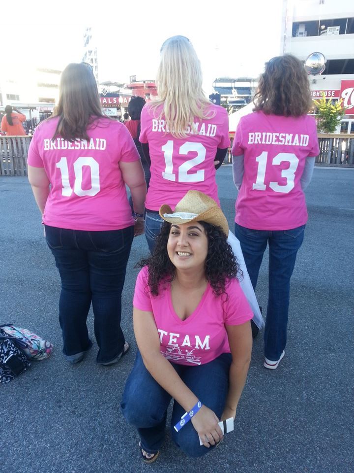 Susan's Wedding Date Go Team Bride! T-Shirt Photo