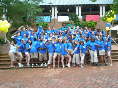 Smcm Orientation Leaders Strike A Pose T-Shirt Photo