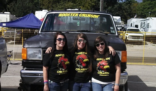 Picture of Rooster Cruisin' Custom T-Shirt Design Rooster Cruisin' T-Shirt Photo